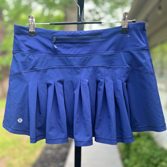 Lululemon Circuit Breaker Skirt (Regular) (13") Hero Blue Size 6 - Picture 2 of 8